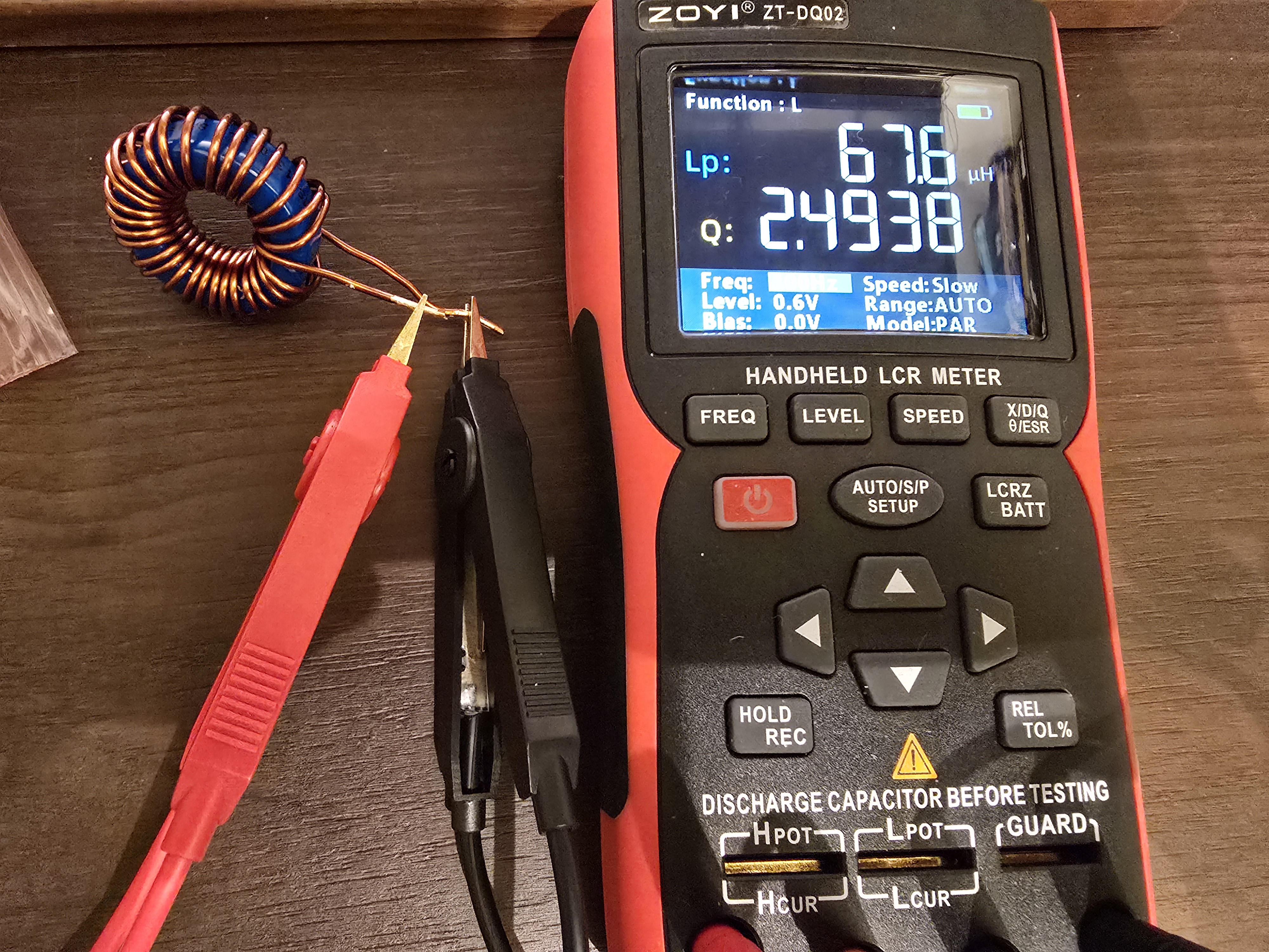 Measure inductance